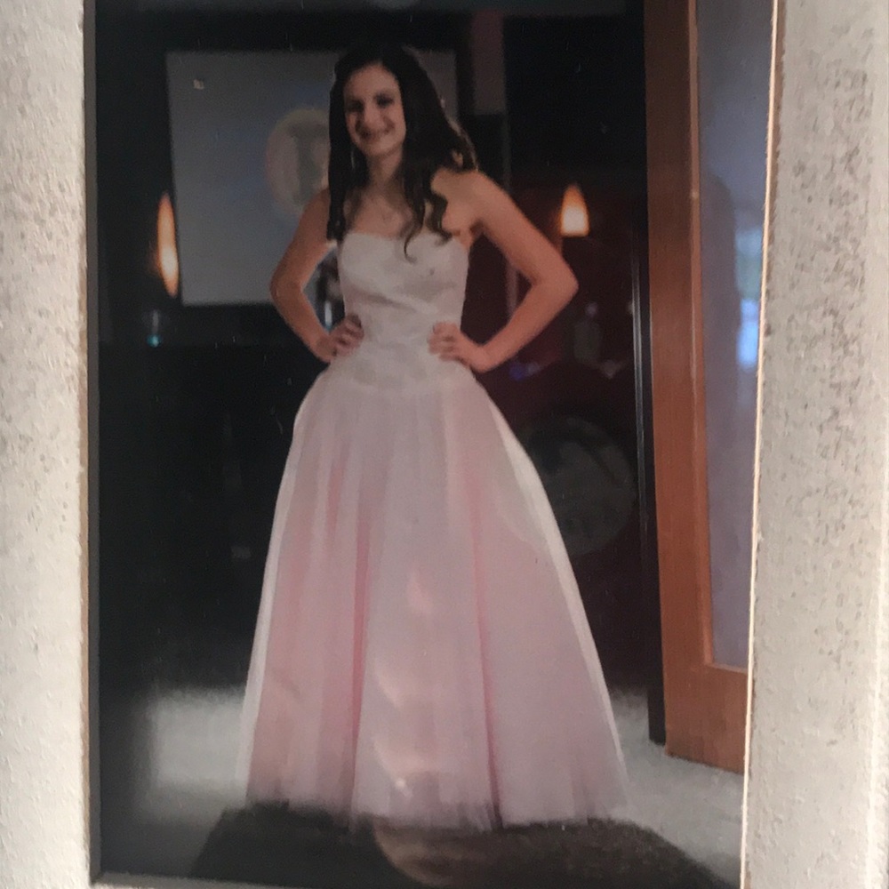 Formal Dress pink taffeta